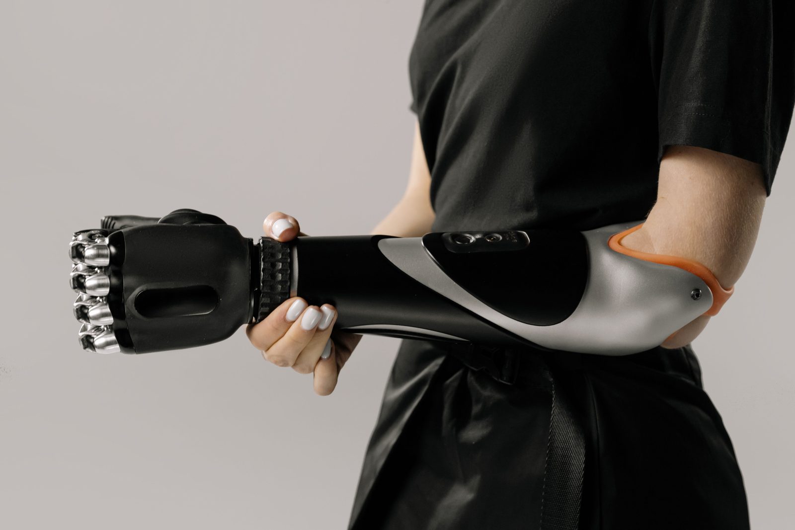 Robotic prosthetic hand and forearm